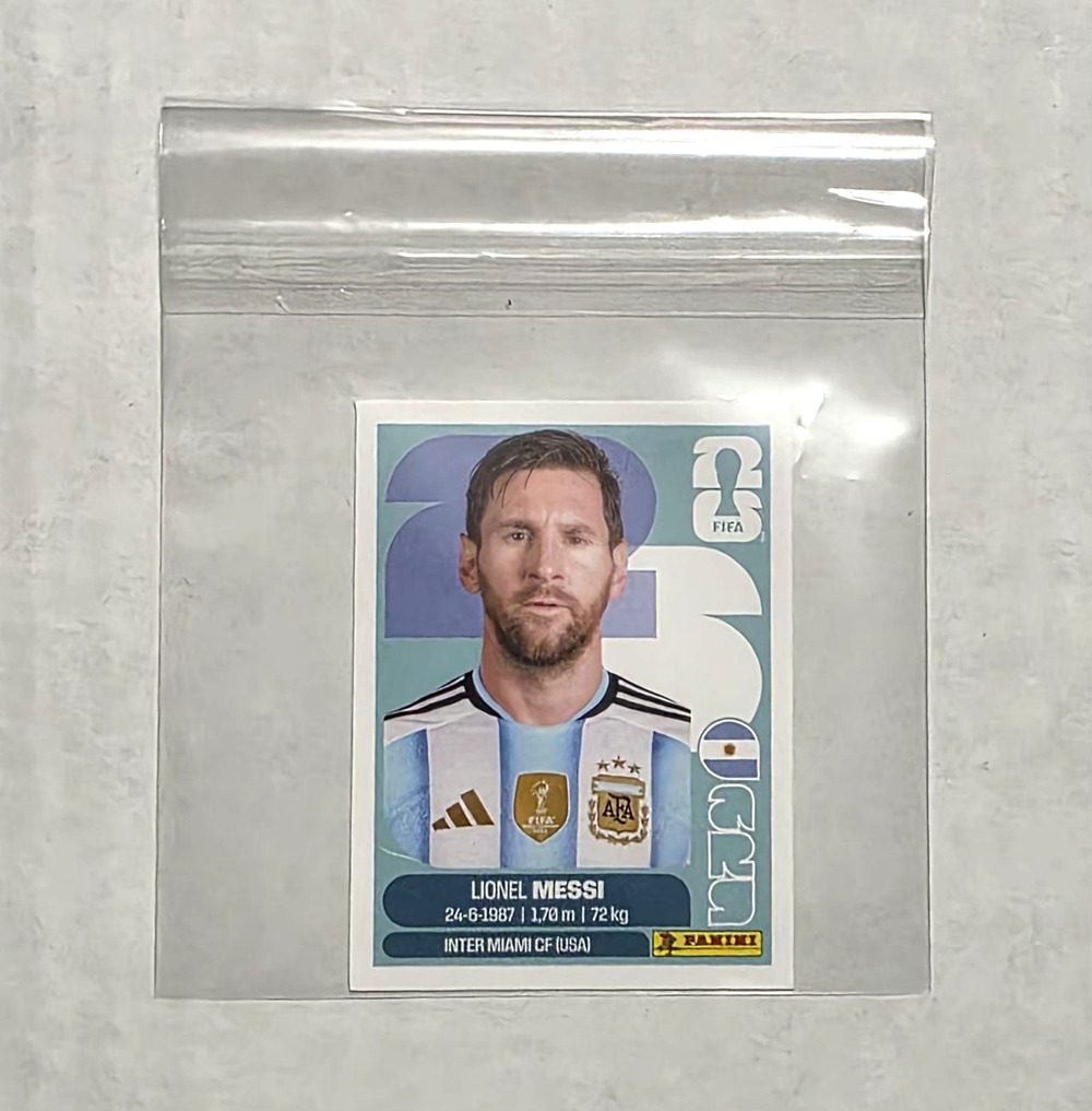 2026 FIFA World Cup Panini White Border Sticker Lionel Messi ARG 17